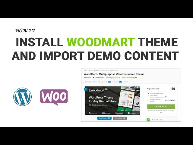 How to Install WoodMart Theme and Import Demo Content - Step by Step