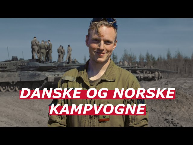 Nordmænd i Danmark: Kampvognsbesætninger styrker samarbejdet