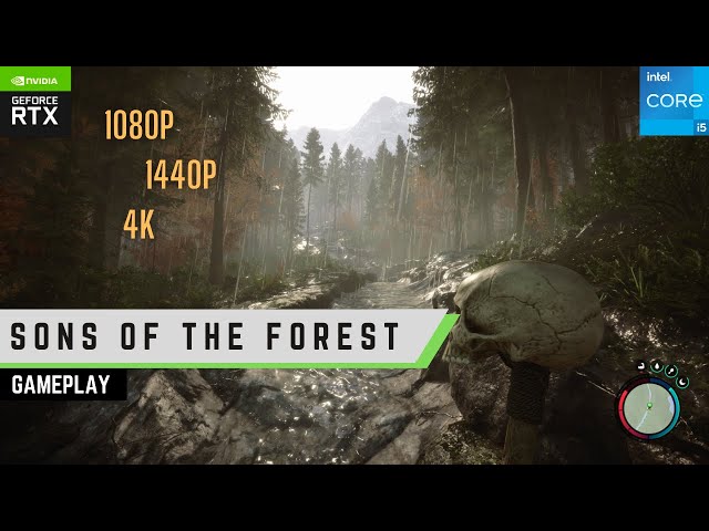 Sons of the Forest Gameplay | i5 11400F + RTX 3070 8GB | 16GB | 1080p 1440p 4K | DLSS