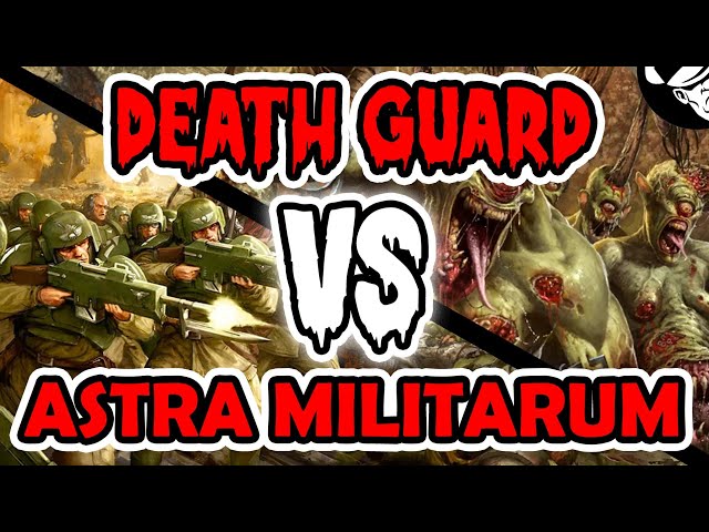 IT IS THE BAAAAAANEBLADE! Astra Militarum Vs Death Guard! | Warhammer 40,000 Battle Report