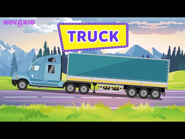 Land Transport for Kids: Vocabulary for beginners | Learning English Words for Kids