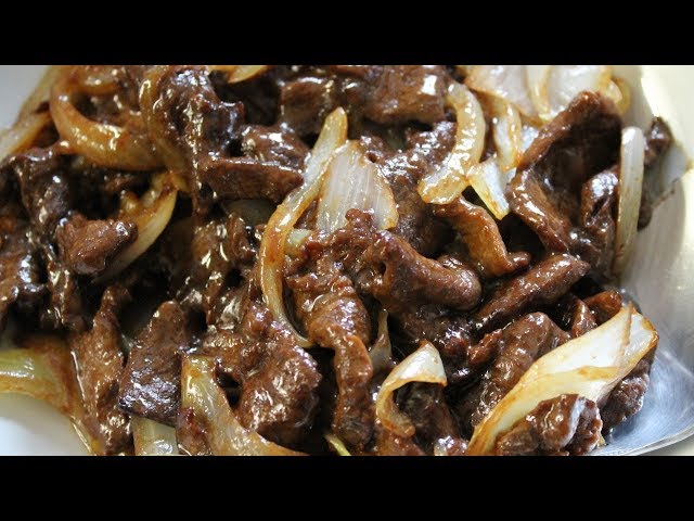 Stir-Fry Beef With Onions 洋葱牛肉 -  Easy Recipe - Morgane Recipes