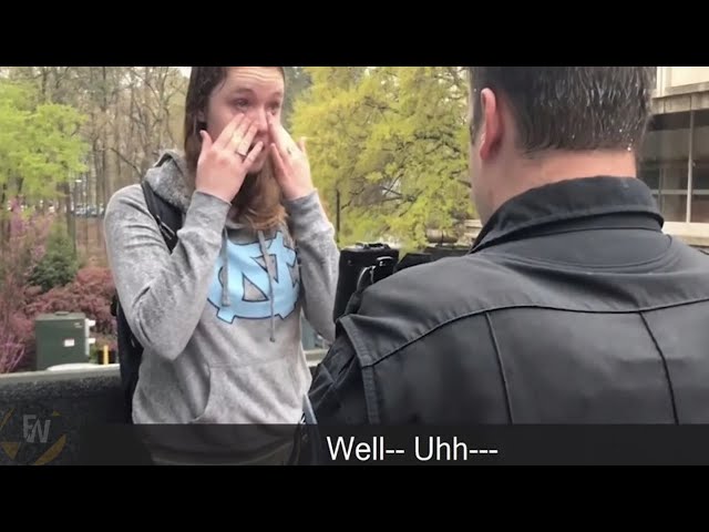 Abortion-Rights Advocate Cries, Begs, Pleads With College Cop