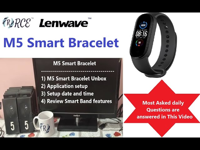 M5 Smart Band  - unbox, Date/time setup, feature review and Answers of most commonly asked question
