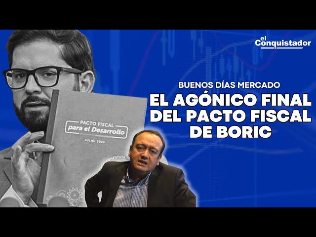 El AGÓNICO final del Pacto Fiscal de BORIC | Buenos Días Mercado