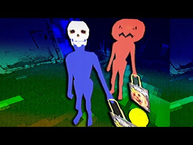 Taking my brothers Trick-or-Treating on Samhain (Puppet Combo horror)