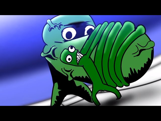 Rainbow Friends vs Garten of BanBan - Super GREEN vs JUMBO Josh | Poppy Playtime x FNF Animation