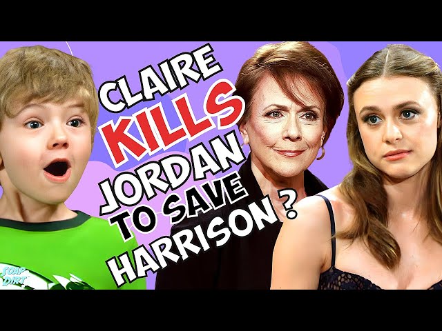 Young and the Restless: Will Claire Kill Jordan to Save Harrison Abbott?  #yr