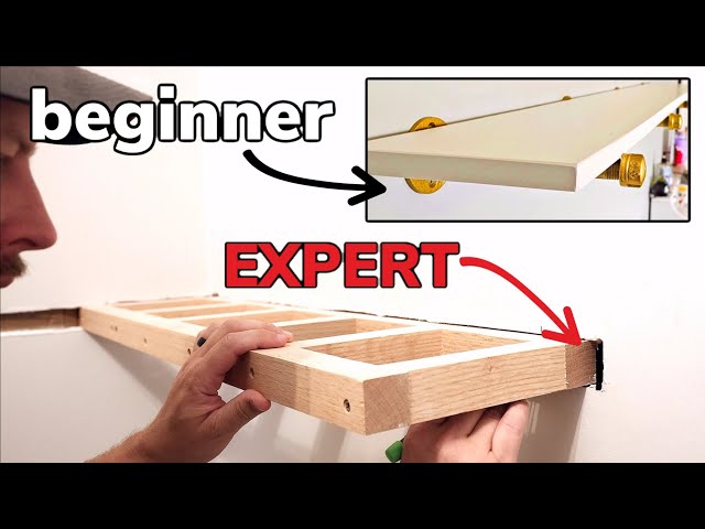 4 Floating Shelves From Beginner to Expert Level