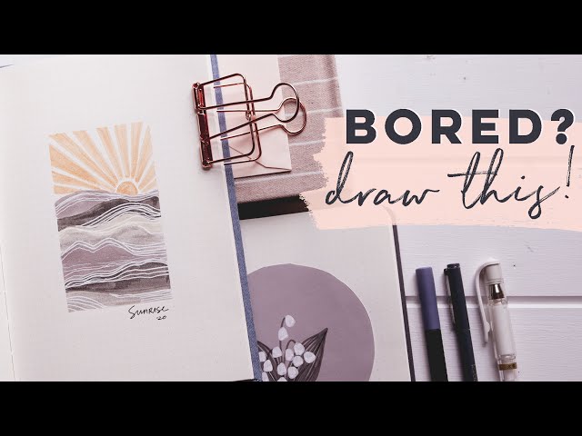 Creative Art Ideas for When You're Bored!!