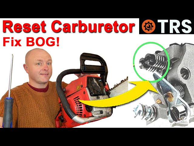 CHAINSAW CARBURETOR TUNING: For Correct Chainsaw Carburetor Operation!