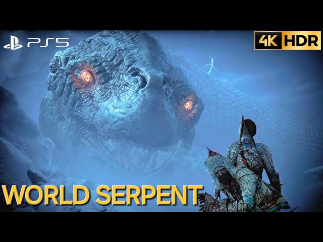 LOKI & WORLD SERPENT [ PS5 ] God of War RAGNAROK  [4k HDR 60FPS]