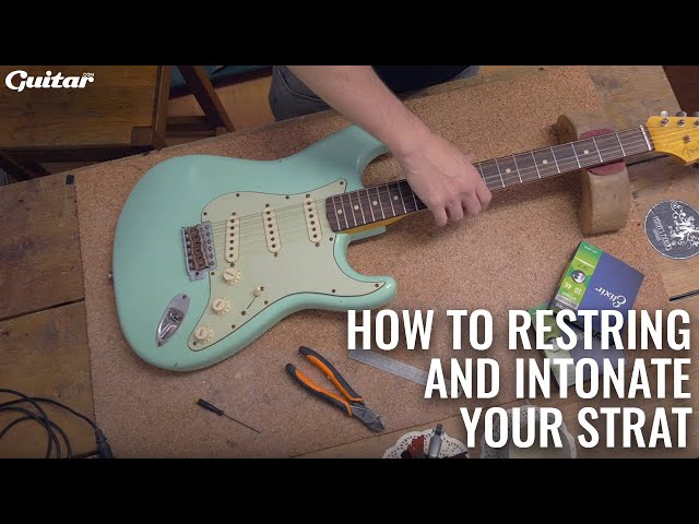 How to restring and intonate your Stratocaster | Guitar.com DIY