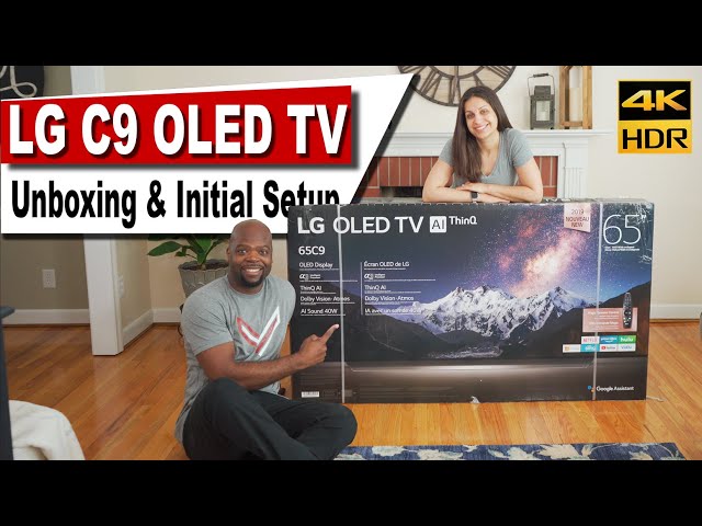 2019 LG C9 OLED 4K HDR TV Unboxing and Initial Setup + DEMO [4K HDR]