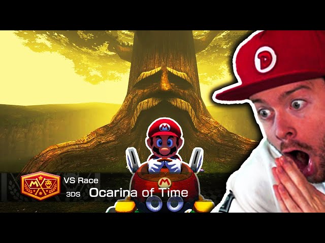 Domtendo reagiert auf  Zelda Ocarina of Time Circuit | Mario Kart 8 Custom Track
