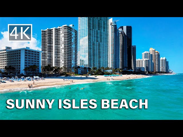 [4K]  Sunny Isles Beach Florida - Walking Tour
