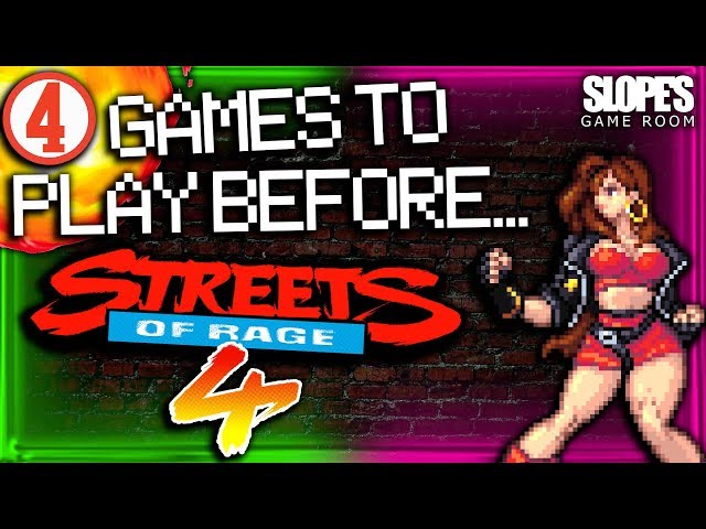 4 games to play before STREETS OF RAGE 4 - SGR