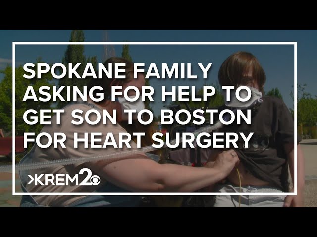 Spokane family asking for community help to get eight-year-old to Boston for heart surgery