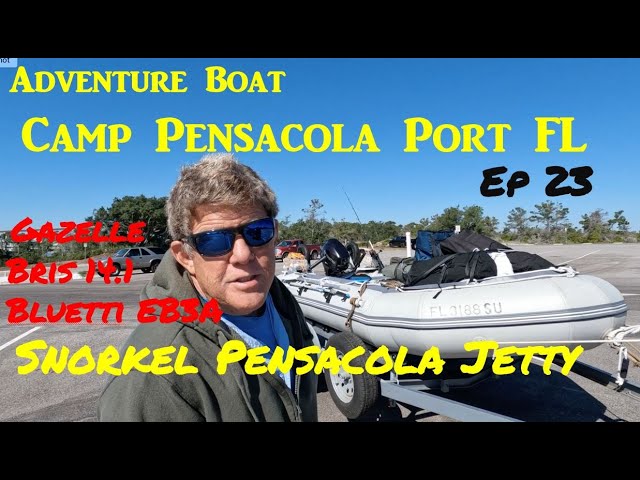 Pensacola dispersed camping, Snorkeling Jetty, SIB Camping, Bris, Gazelle, Bluetti, Kelty