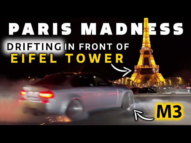 DRIFTING the Eiffel Tower | Driving a FERRARI RACECAR in Paris | car madness | OG Schaefchen