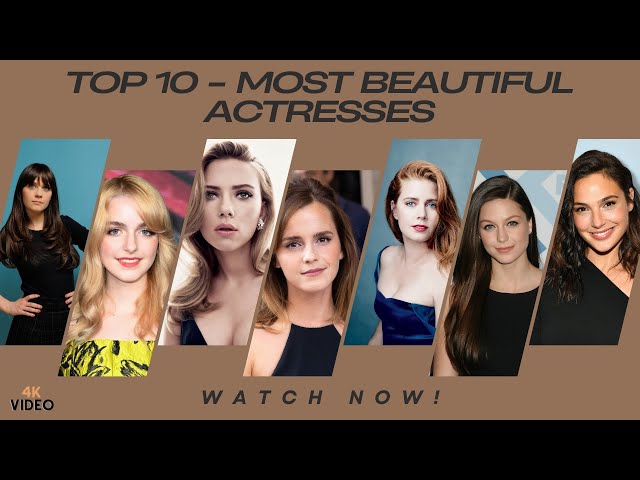 Top 10 Most Beautiful Actresses of Hollywood in 2024! Emma Watson | McKenna Grace | Gal Gadot |