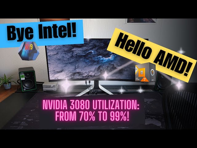 CPU upgrade: Intel i9900kf to AMD 7800x3d. Max utilization of 3080 and Cyberpunk 2077 demo