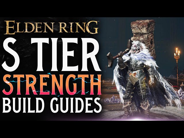 Elden Ring TOP 3 STRENGTH Meta Builds! S TIER Strength Build Guides!