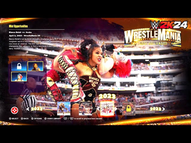 WWE 2K24 Showcase - Bianca Belair vs. Asuka | WrestleMania 39