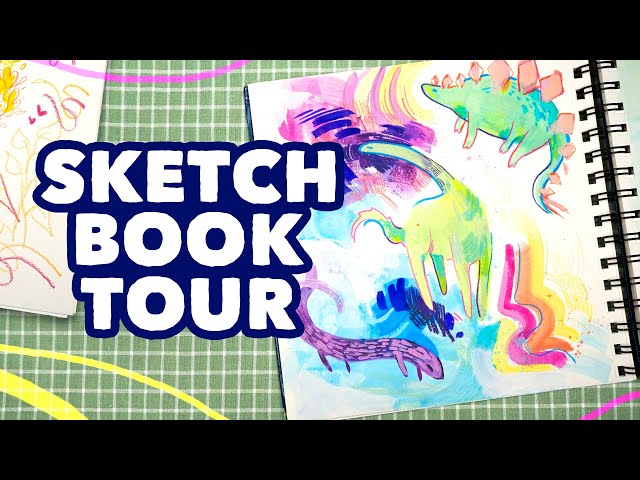 SKETCHBOOK TOUR // I finished this sketchbook in 4 months