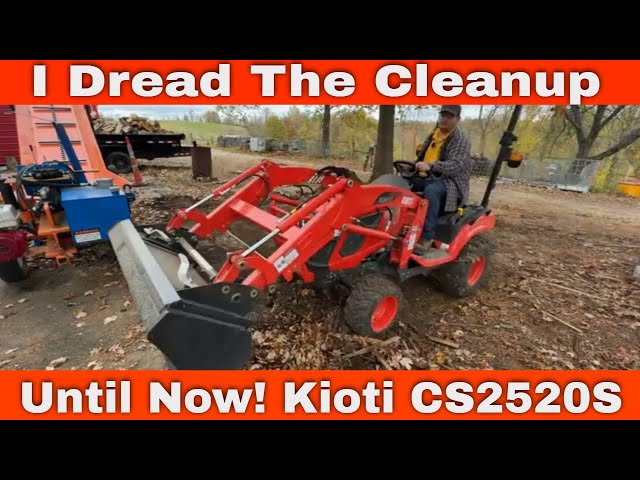 Kioti CS2520S: Making Clean Up A Breeze! #360