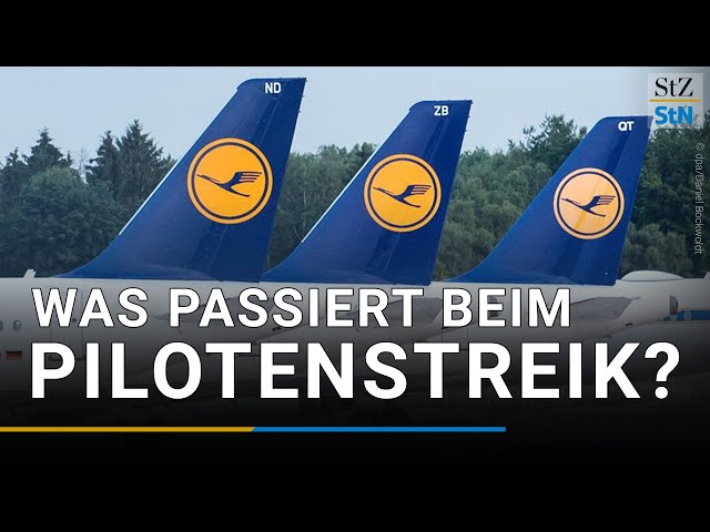 Lufthansa-Piloten streiken am Freitag bundesweit