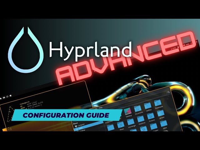 Advanced Hyprland installation. CONFIGURATION with waybar, pywal, swww, thunar and Windows 11 VM