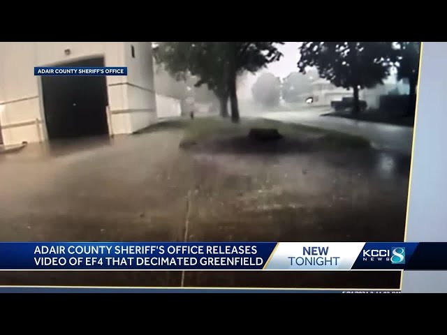 New tornado video from Adair County Sheriff’s Office