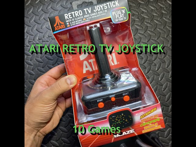 Atari Retro Tv Joystick Blaze 10 Games, présentation & test Salut Les Rétros!
