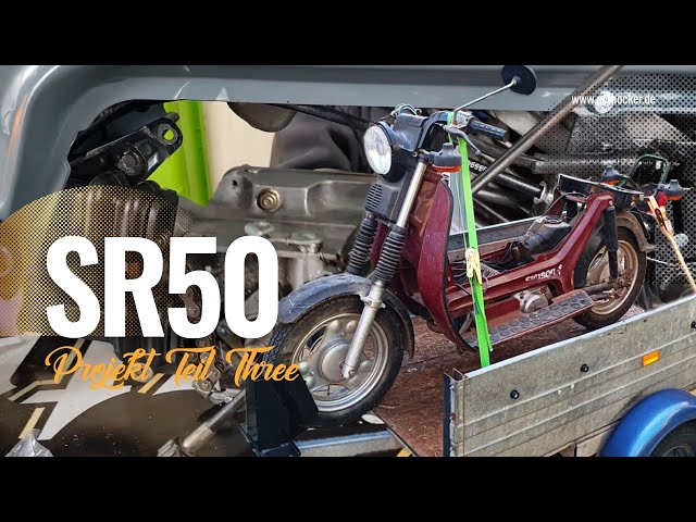 Osthocker SR50 Restauration Teil 3: Motor-Einbau und der Abschluss! 🛠️🏍️