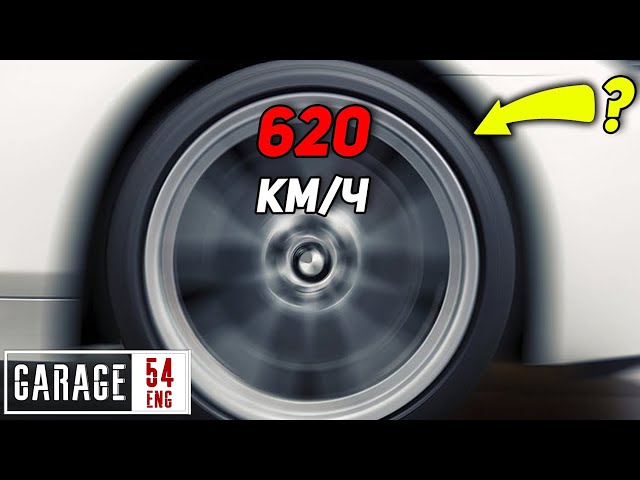 What happens to a tire at 620 km/h (385 MPH)?