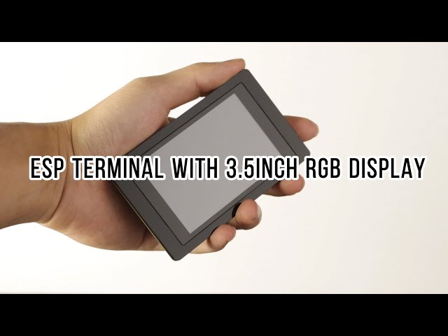 Elecrow ESP32-S3 3.5" TFT ESP Terminal RGB Touch Display