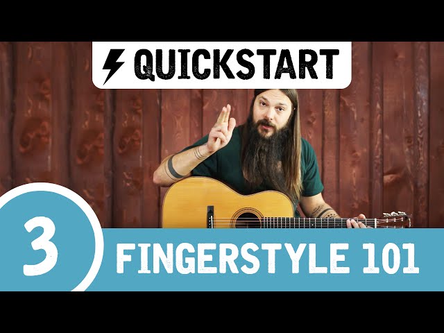 Tony's Beginner Fingerstyle Guitar Lesson ➌
