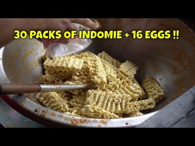 The Next Level of Cooking Indomie Goreng | Warkop Agam Senyum Ketawa Medan | Indonesian Street Food