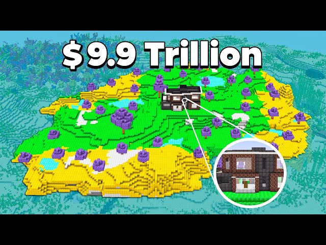 I Built the Most Expensive Island in Minecraft Hardcore