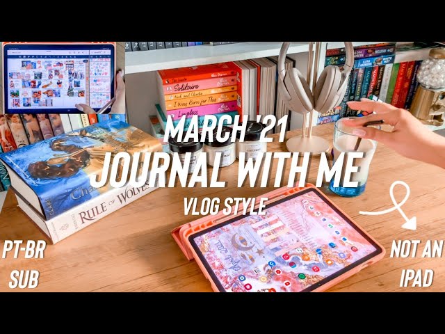 Digital Journal With Me 🌸 March '21 | Galaxy Tab S7 📝 Samsung Notes