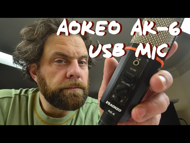 BUDGET MIC REVIEW: Aokeo AK-6 USB Mic