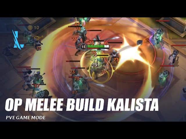 OP Melee Build Kalista PVE Game Mode - Wild Rift
