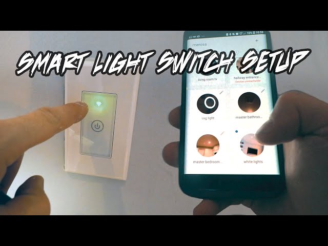 2 Minute Smart Light Setup & Blinking Fix on Meross Smart Wifi Wall Light Switch (Alexa/Google)