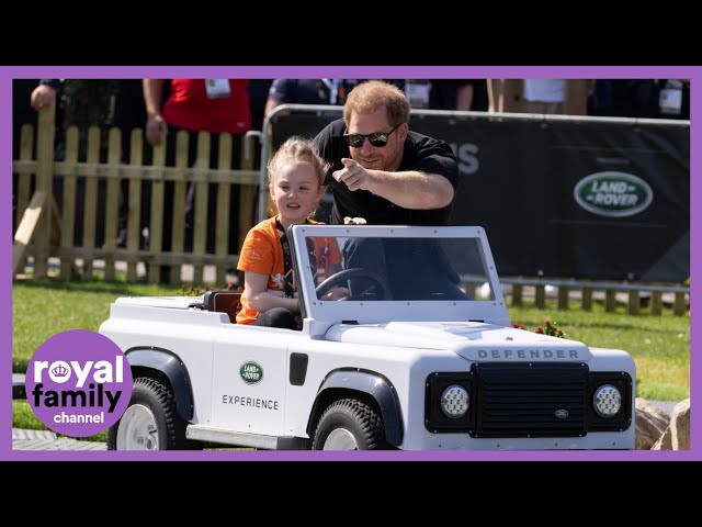 Kids Take Harry and Meghan for a Spin at Invictus Games