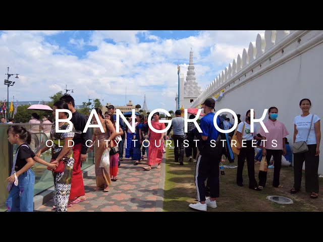 [4K] Heatwave Walk at 37°C 🥵 around Old City in Bangkok | Tha Tien Pier Reopens