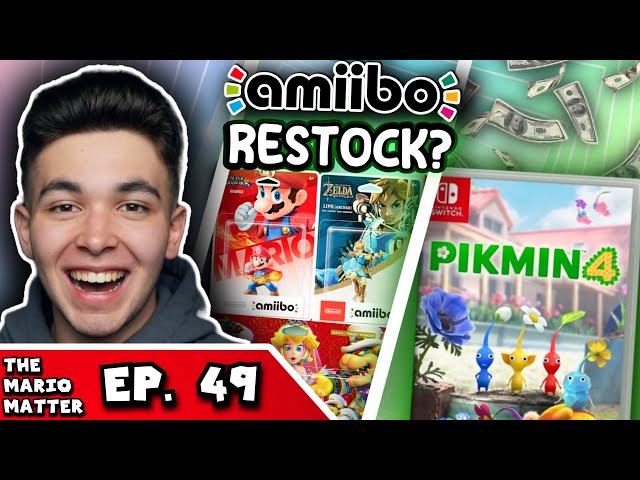HUGE Amiibo Restock Coming? Pikmin 4 Sales Broke RECORDS, & more! | THE MARIO MATTER #49