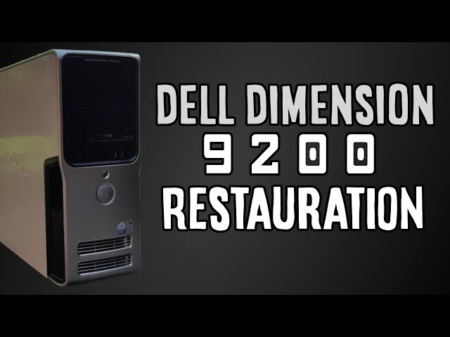 DELL Dimension 9200 Restauration | Wie Neu !