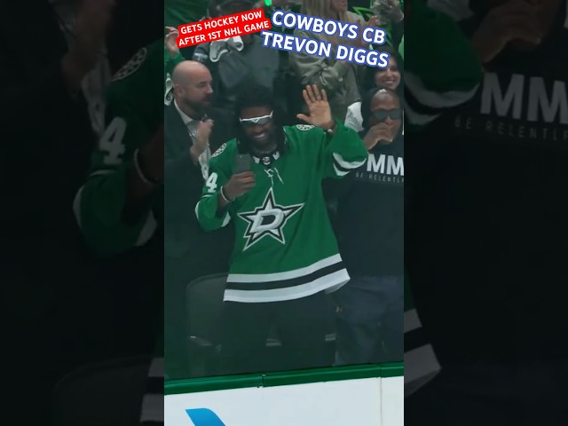TREVON DIGGS ✭ #COWBOYS CB GET HOCKEY NOW AFTER HIS 1ST #NHL GAME! 🔥 PART 4 Stars Playoffs! 👀 #NFL