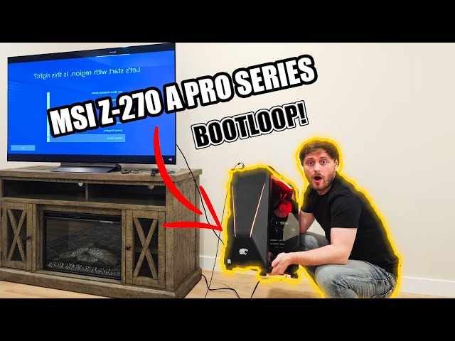 MSI Z-270 A Pro Series Motheboard Bootloop issue and how to fix it!